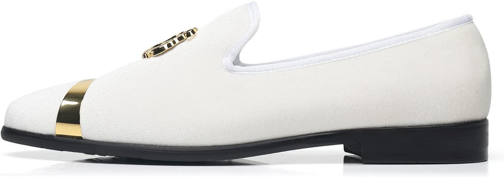 Men'S Dress Loafers Velvet Party Wedding Shoes