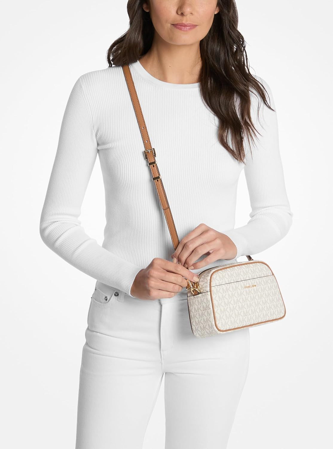 Womens Jet Set Small Camera Crossbody Bag