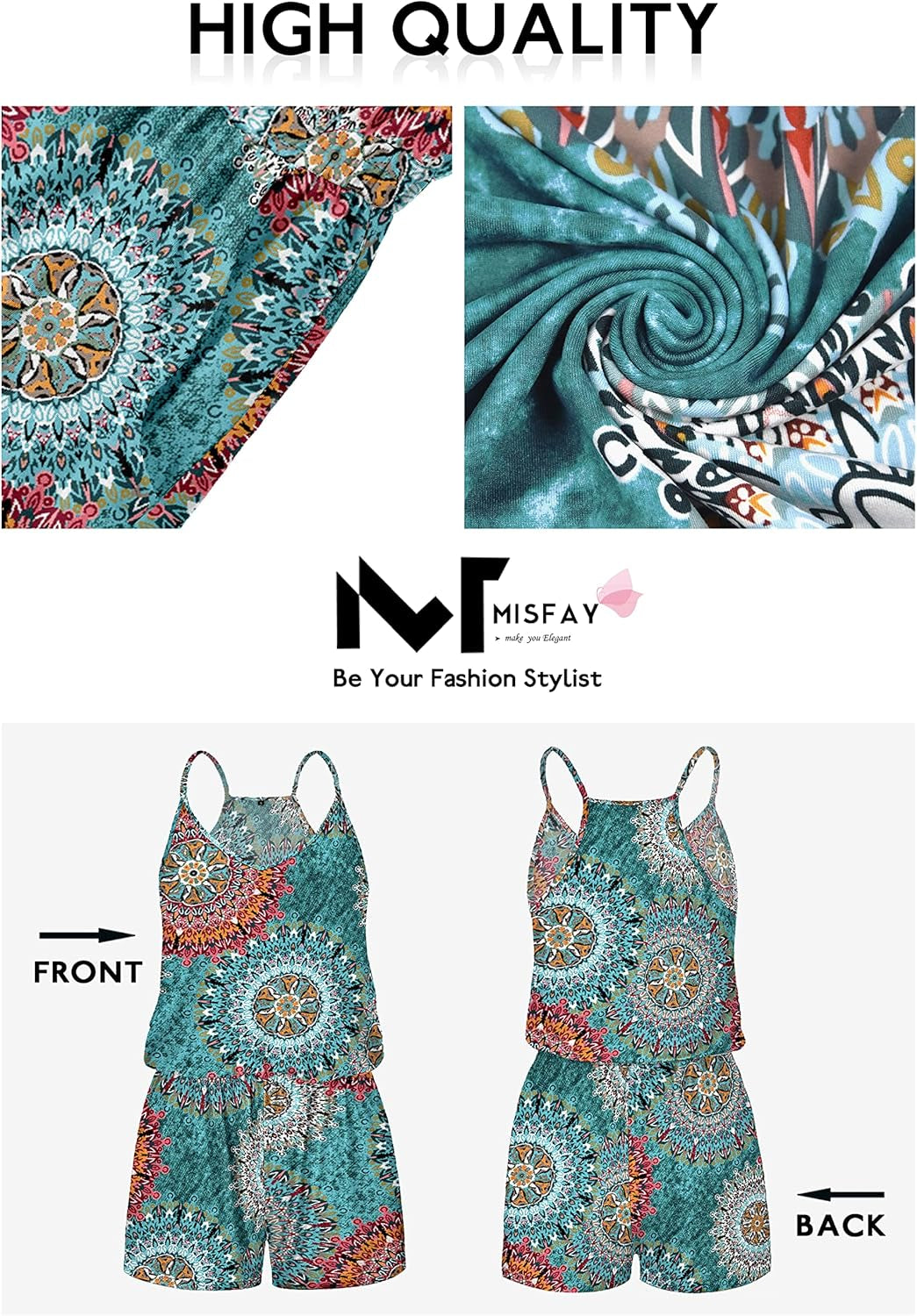 Womens Summer Loose V Neck Spaghetti Strap Short Jumpsuit Rompers 2026